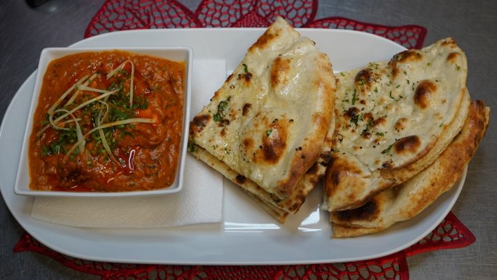 Paneer Tikka Masala at The Social Kabob Okotoks - paneer cubes in creamy spiced tomato sauce